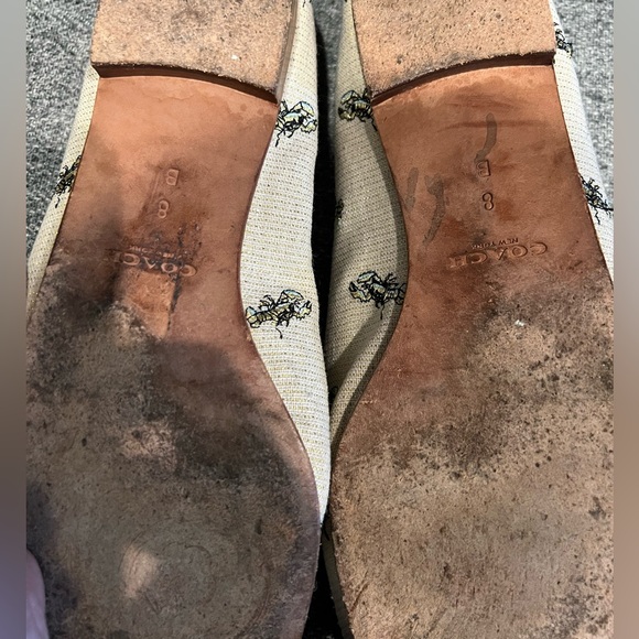 Coach loafers with gold accented lobsters - Picture 6 of 6